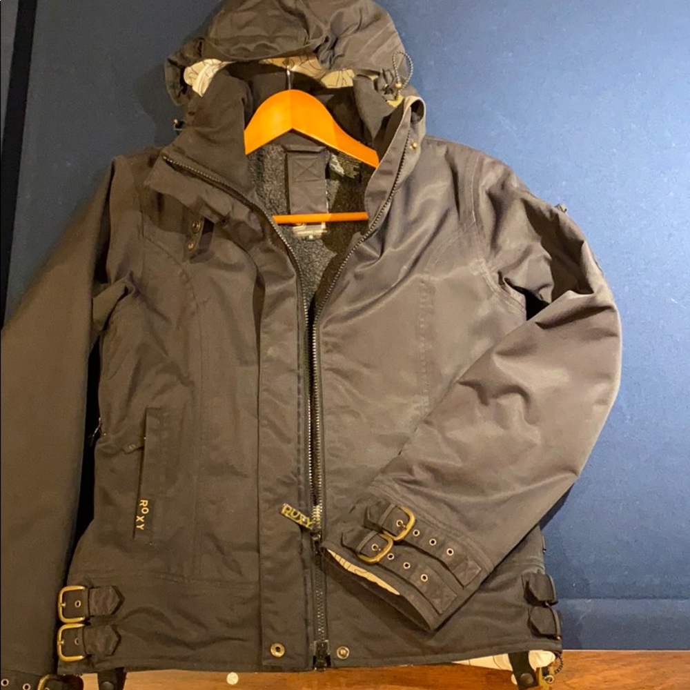 Roxy Ladies Black Ski Coat—